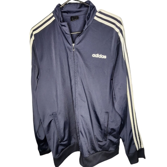 MENS Adidas Originals 3 stripe Track Jacket EUC - Picture 4 of 5